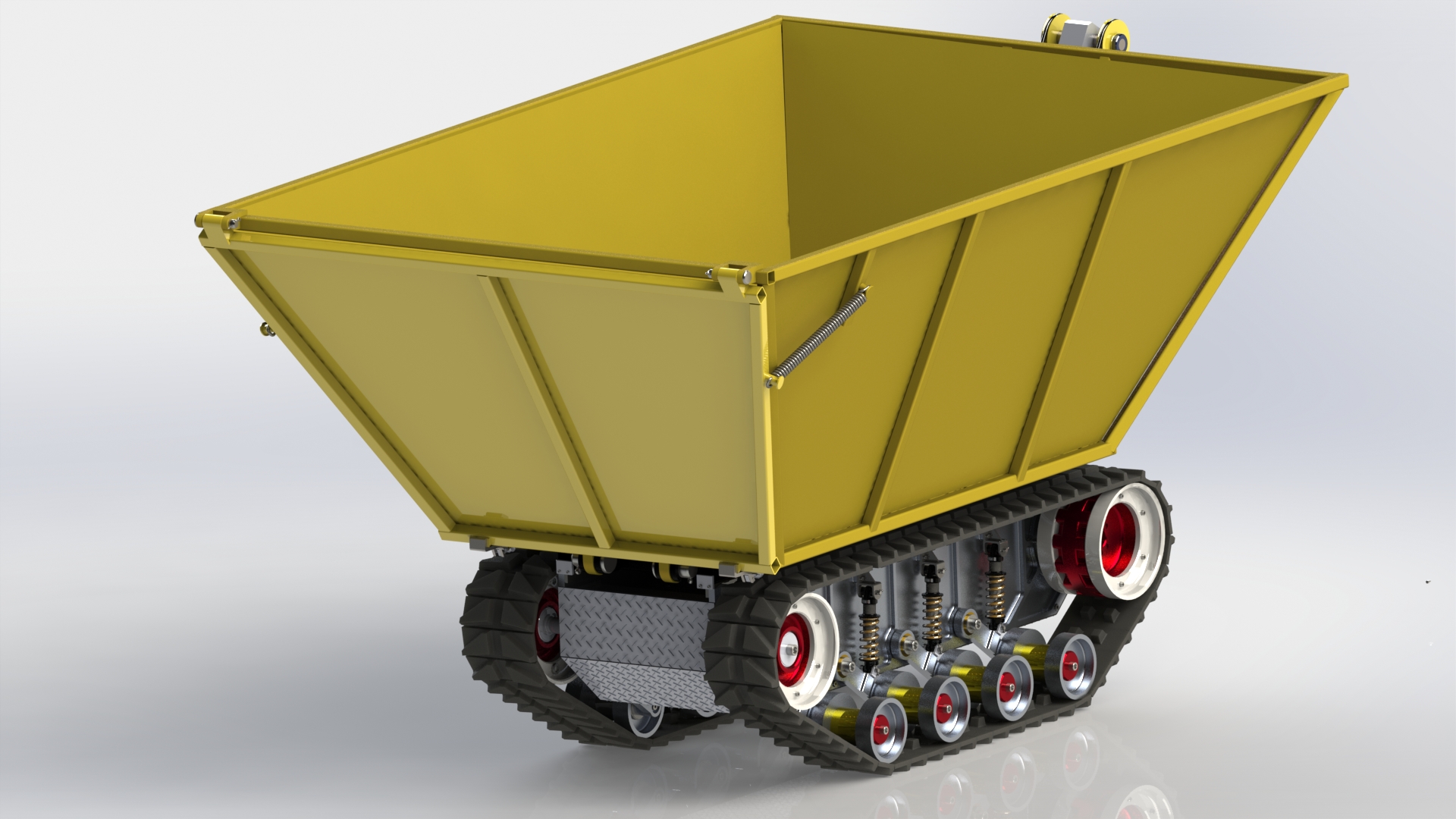 自动翻斗履带车